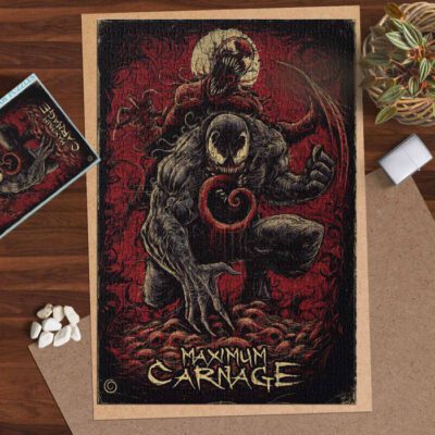 Venom Maximum Caranage Movies Gifts Lover Jigsaw Puzzle Game,Venom Maximum Caranage Fans Gift 1 Venom Maximum Caranage Fans Gift