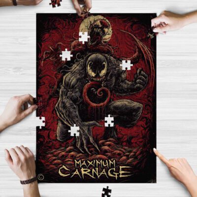 Venom Maximum Caranage Movies Gifts Lover Jigsaw Puzzle Game,Venom Maximum Caranage Fans Gift 2 Venom Maximum Caranage Movies Gifts Lover Jigsaw Puzzle GameVenom Maximum Caranage Fans Gift 2