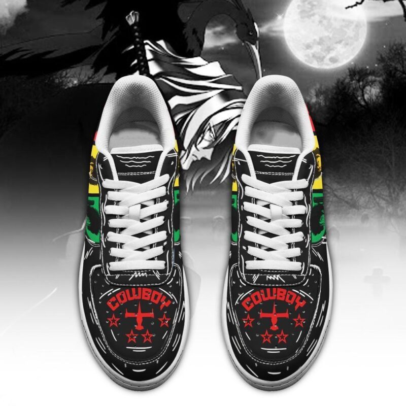 Vicious Cowboy Bebop Sneakers Anime Custom Shoes Air Force 1 Sneakers 1