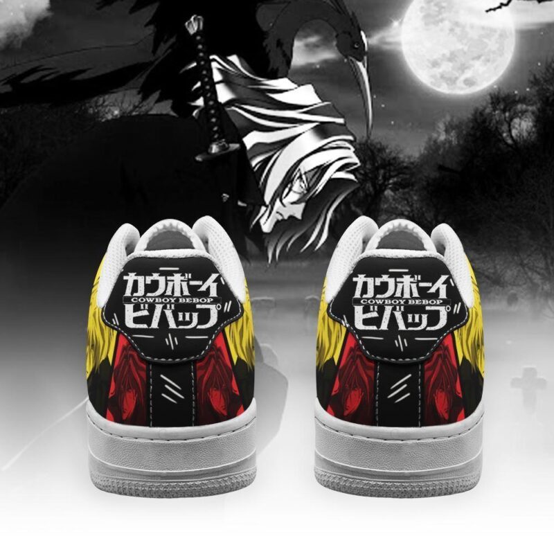 Vicious Cowboy Bebop Sneakers Anime Custom Shoes Air Force 1 Sneakers 2