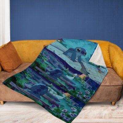 Walt Disney Stitch Gift, Walt Disney Stitch Stitch And Lilo Stitch And Duck Gift For Fan Comfy Sofa Throw Blanket Gift 2 Walt Disney Stitch Gift Walt Disney Stitch Stitch And Lilo Stitch And Duck Gift For Fan Comfy Sofa Throw Blanket Gift 2