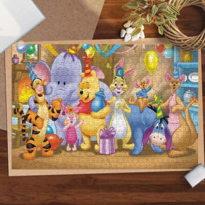Winnie The Pooh And Friends Peanuts Character Gifts Lover Jigsaw Puzzle Game