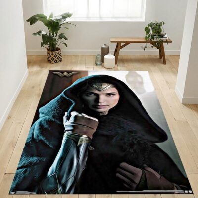 Wonder Woman Cloak Rug 165, Gift For Fan Rug Floor Decor