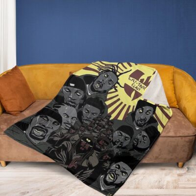 Wu Tang Clan Rap Hip Hop 3 Fan Gift Wu Tang Clan Rap Hip Hop Gift For Fan Comfy Sofa Throw Blanket Gift 2