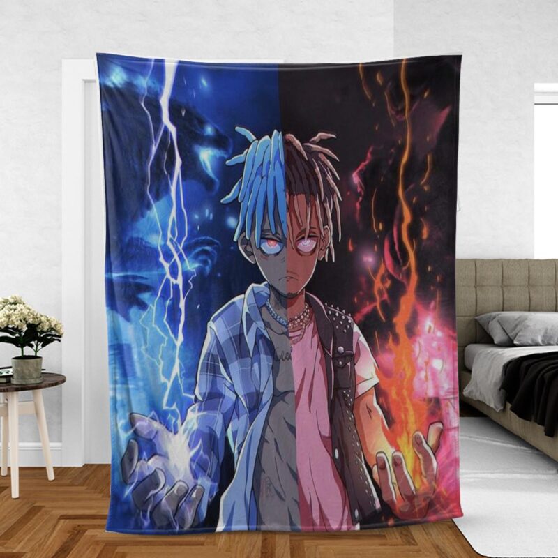 XXXTentacion & Juice Wrld Rapper Gift For Fan Comfy Sofa Throw Blanket Gift