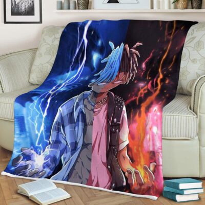XXXTentacion Juice Wrld Rapper Fan Gift XXXTentacion Juice Wrld Rapper Gift For Fan Comfy Sofa Throw Blanket Gift 2