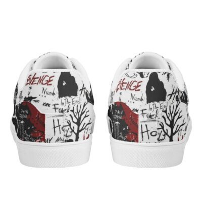 XXXTentacion Low Top Leather Skate Shoes Tennis Shoes Sneaker For Fans 3