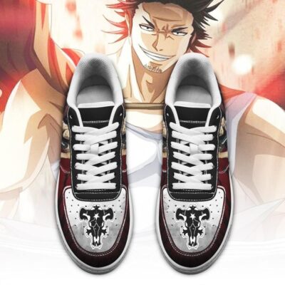 Yami Sukehiro Sneakers Black Bull Knight Black Clover Anime Shoes Air Force 1 Sneakers 1