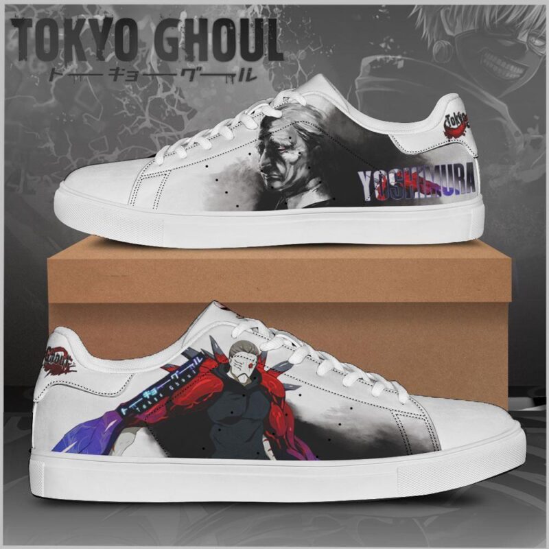 Yoshimura Tokyo Ghoul Low Top Leather Skate Shoes