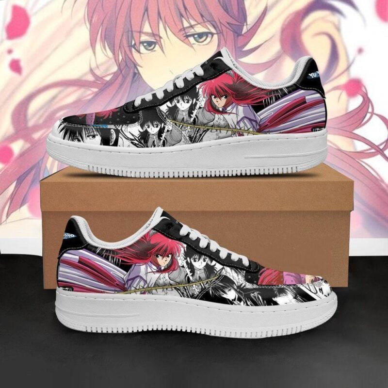 Youko Kurama Sneakers Yu Yu Hakusho Anime Manga Shoes Air Force 1 Sneakers