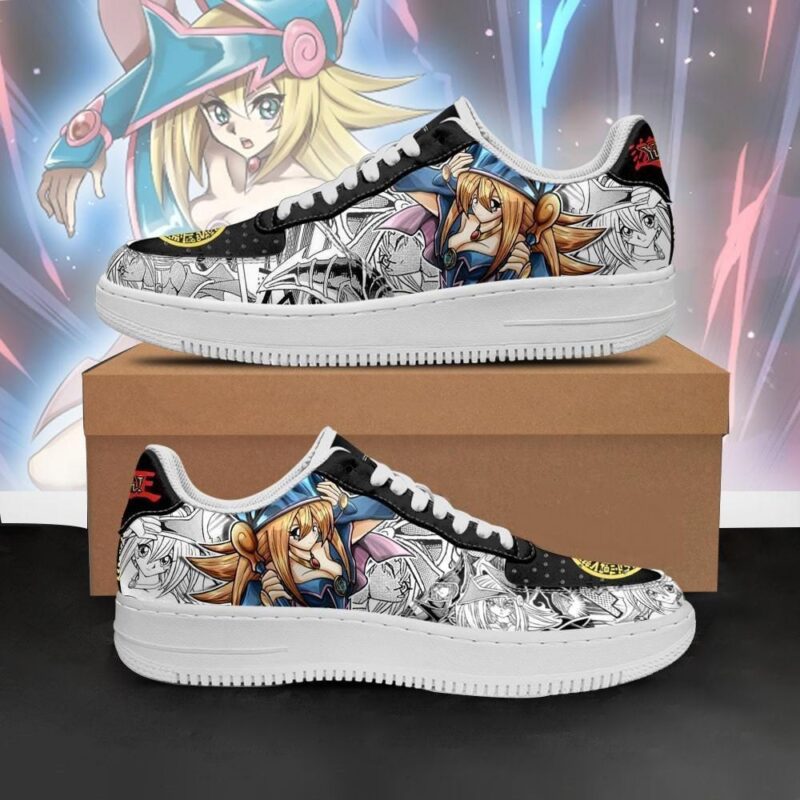 Yugioh Shoes Dark Magician Girl Sneakers Yu Gi Oh Anime Shoes Air Force 1 Sneakers