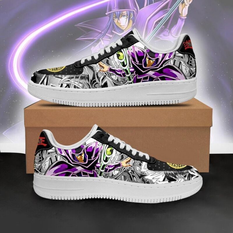 Yugioh Shoes Dark Magician Sneakers Yu Gi Oh Anime Shoes Air Force 1 Sneakers