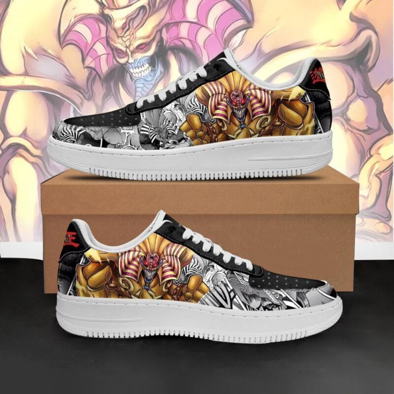 Yugioh Shoes Exodia the Forbidden One Main Card Anime Custom Shoes Air Force 1 Sneakers