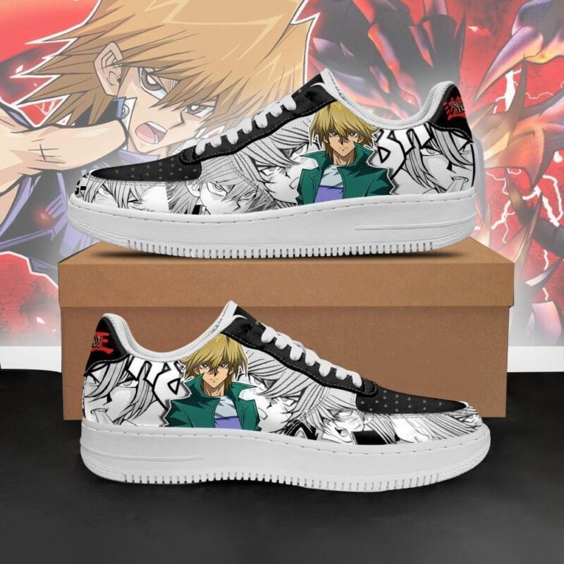 Yugioh Shoes Joey Wheeler Sneakers Yu Gi Oh Anime Shoes Air Force 1 Sneakers