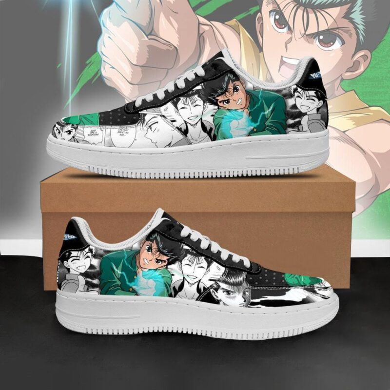 Yusuke Urameshi Sneakers Yu Yu Hakusho Anime Manga Shoes Air Force 1 Sneakers