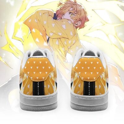 Zenitsu Air Force 1 Sneakers Custom Demon Slayer Anime Shoes Air Force 1 Sneakers 2 1