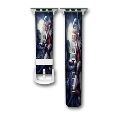 batman harley quinn Custom Apple Watch Band Genuine Wrist Band Replacement