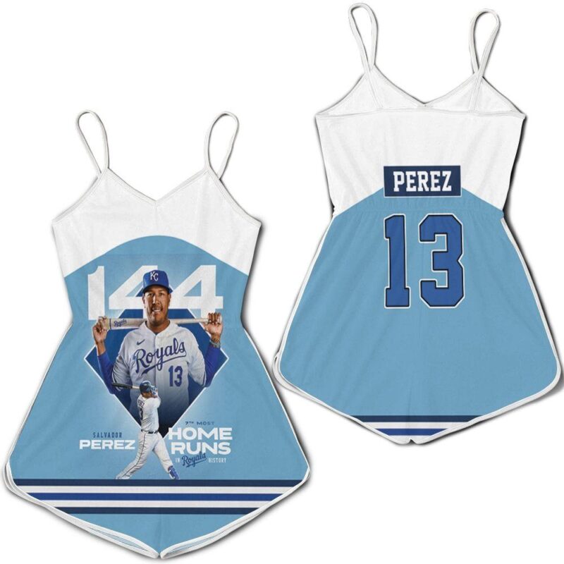 13 Perez Kansas City Royals City Romper RJ01890