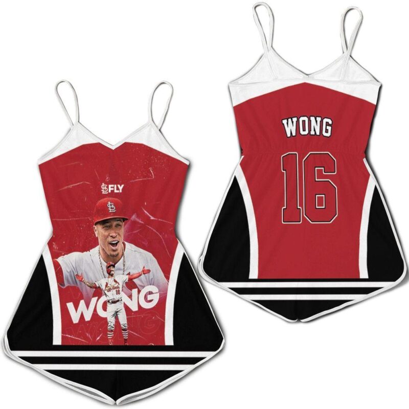 16 Kolten Wong St Louis Cardinals Romper RJ01696