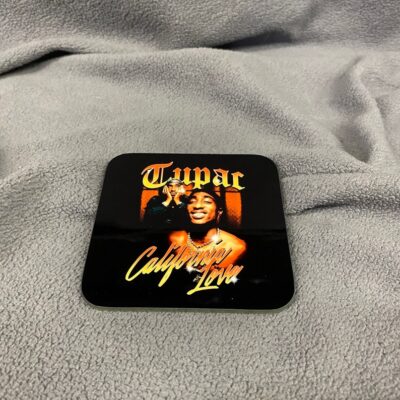 2pac Tupac Shakur California Love Drinkware Coaster Set of 4 2