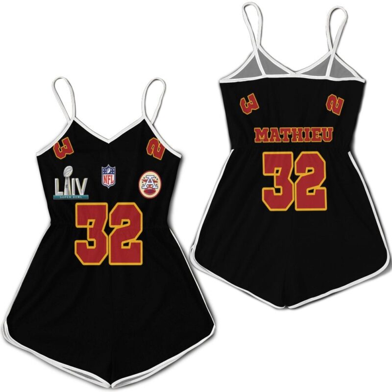 32 Tyrann Mathieu Kannas City 1 Jersey Inspired Style Romper RJ04654