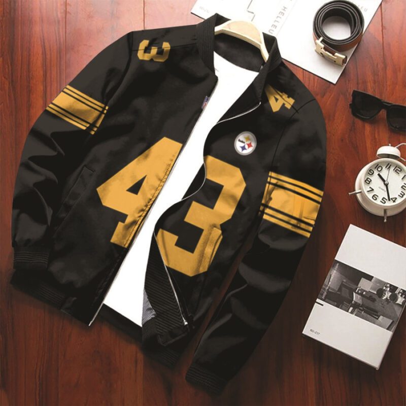 43 polamalu Pittsburgh Steelers Color Rush Limited Jersey Style Gift for Steelers Fans Bomber Jacket BJ00685