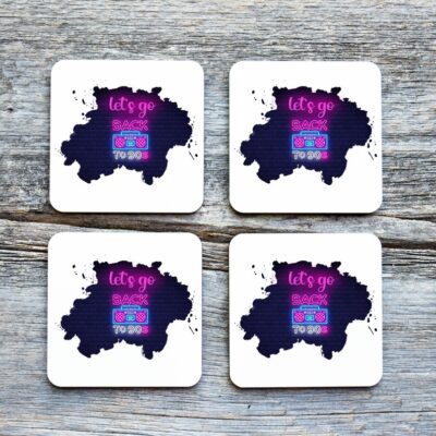 90's Generation Drinkware Coaster (Set of 4)