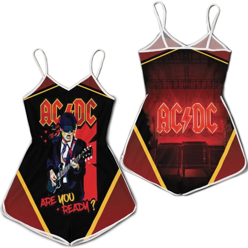 ACDC Angus Young Are You Ready Popart Romper RJ04690