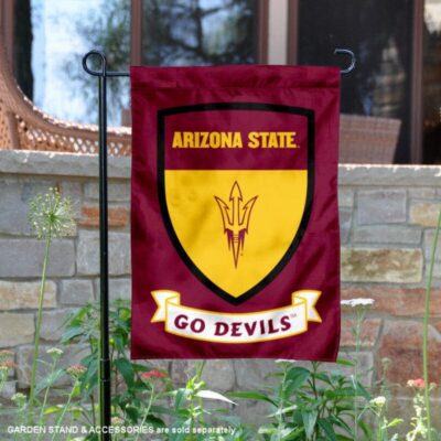 ASU Sun Devils Go Devils Shield Garden Flag GF00370