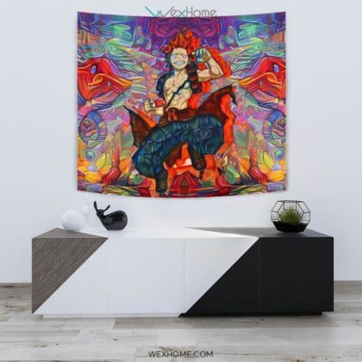 Abstract Eijiro Kirishima Wall Anime Tapestry 2 Abstract Eijiro Kirishima Wall Anime Tapestry 2