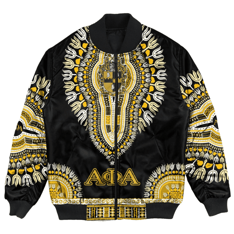 Africa Zone Jacket - Alpha Phi Alpha Dashiki Bomber Jackets BJ03181