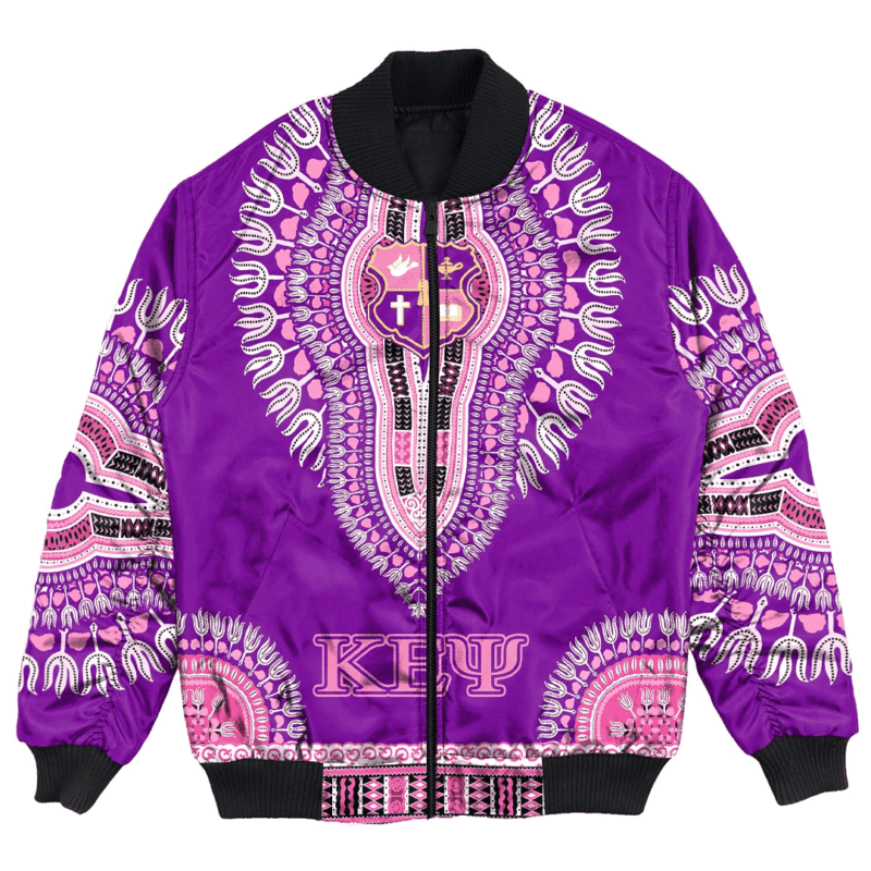 Africa Zone Jacket - Kappa Epsilon Psi Dashiki Bomber Jackets BJ03108