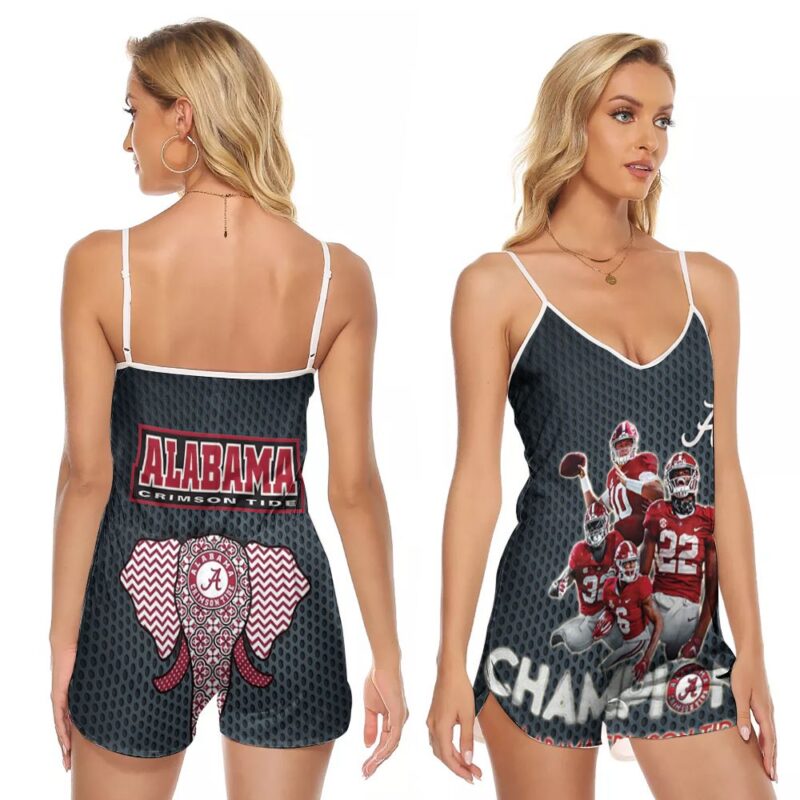 Alabama Crimson Tide Champions Best Of The Best Legends Gift For Alabama Fans 1 V-neck Romper Jumpsuit RJ00759