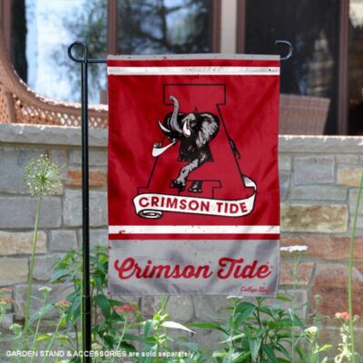 Alabama Crimson Tide College Vault Logo Garden Flag GF00146