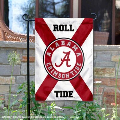 Alabama Crimson Tide State of Alabama Garden Flag GF00299