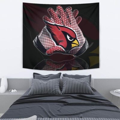 American Football Team Tapestry - Arizona Cardinals Head Artwork On Gloves Tapestry Wall Hanging 2 American Football Team Tapestry Arizona Cardinals Head Artwork On Gloves Tapestry Wall Hanging 2