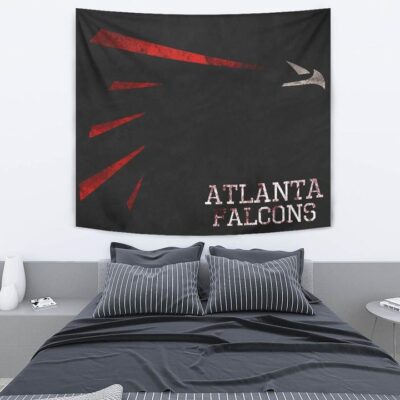 American Football Team Tapestry - Atlanta Falcons Minimalist Old Style Text Tapestry Wall Hanging 2 American Football Team Tapestry Atlanta Falcons Minimalist Old Style Text Tapestry Wall Hanging 2
