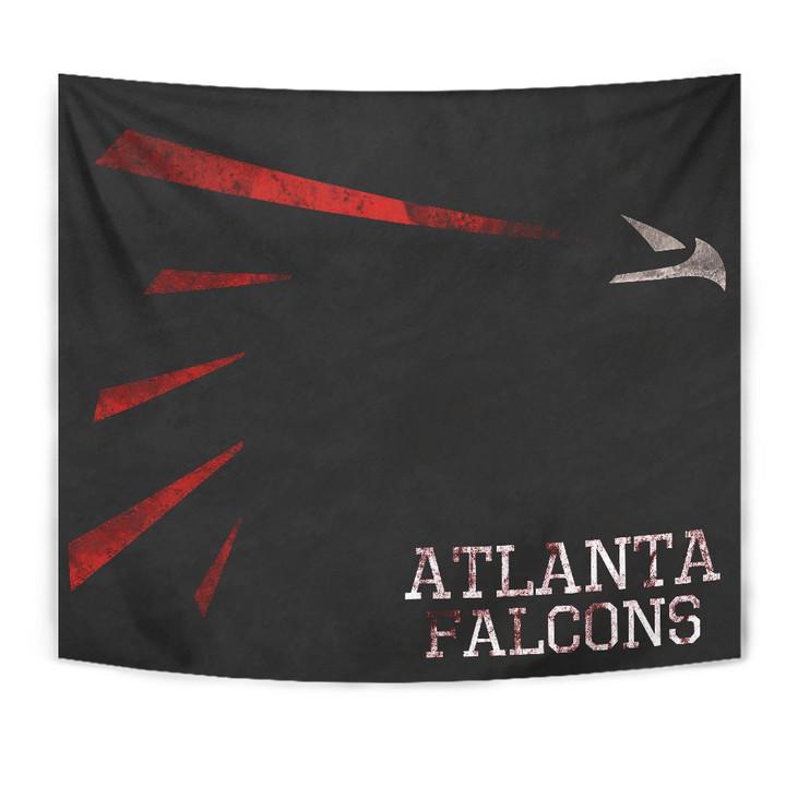 American-Football-Team-Tapestry-Atlanta-Falcons-Minimalist-Old-Style-Text-Tapestry-Wall-Hanging American Football Team Tapestry - Atlanta Falcons Minimalist Old Style Text Tapestry Wall Hanging