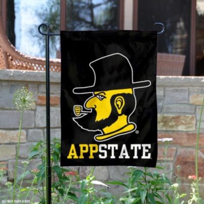 App State Yosef Mascot Logo Garden Flag GF00347