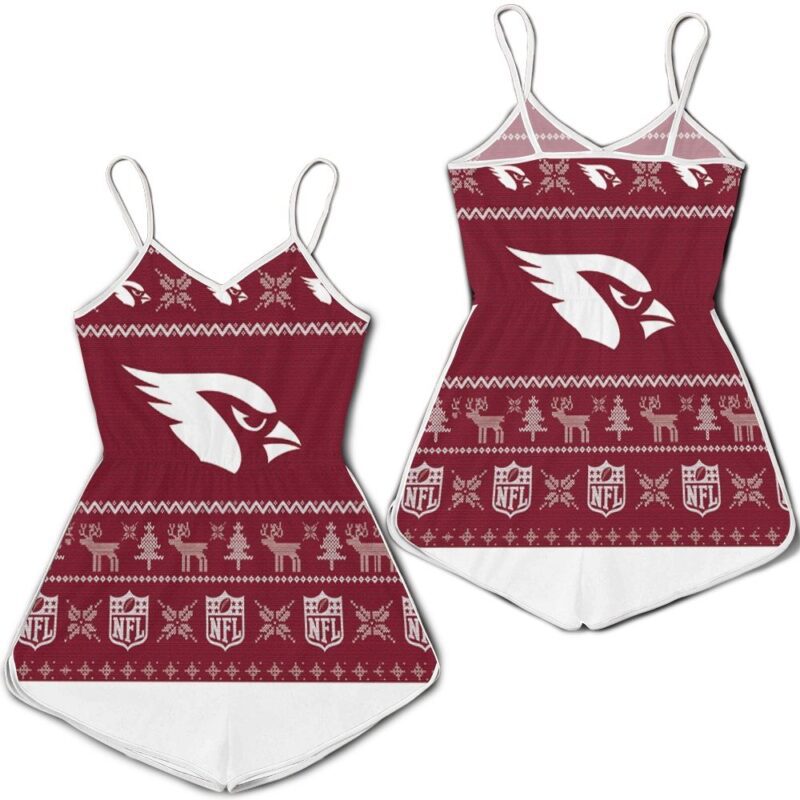 Arizona Cardinals NFL Ugly Sweatshirt Christmas 3D Romper RJ03179