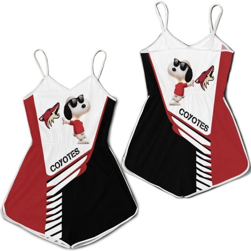 Arizona Coyotes Snoopy For Fans 3D Romper RJ03379