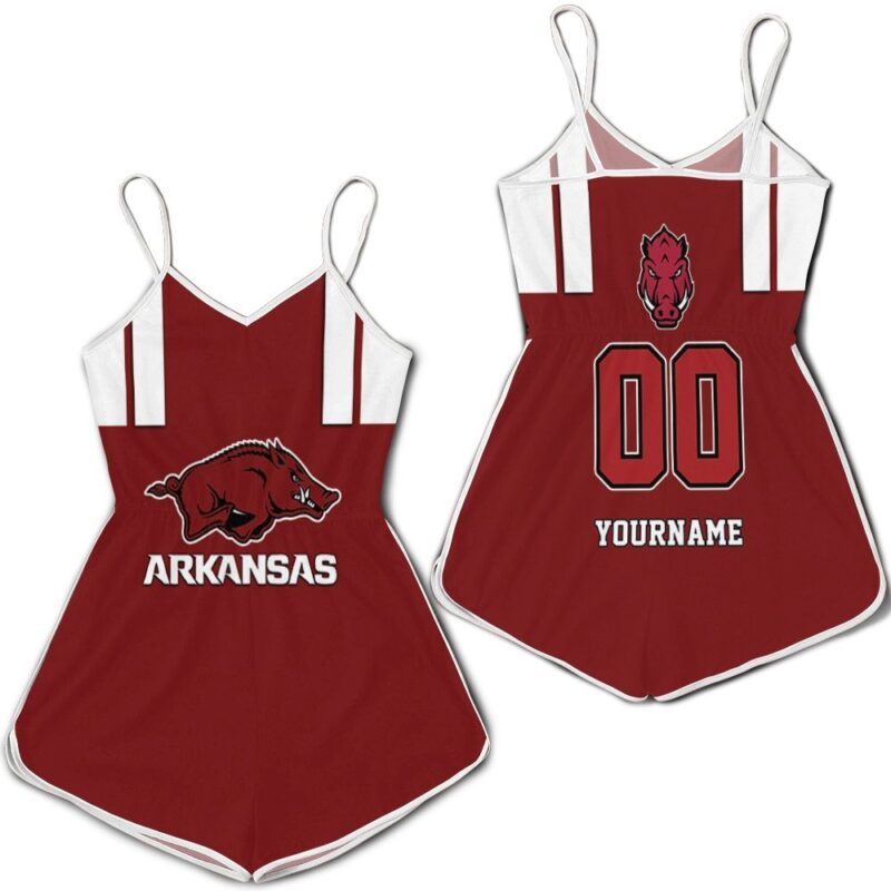 Arkansas Razorbacks NCAA For Razorbacks Fans Personalized Romper RJ02714