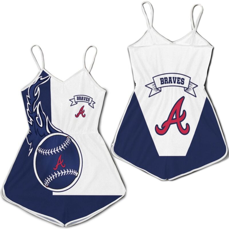 Atlanta Braves 3d Romper RJ04035