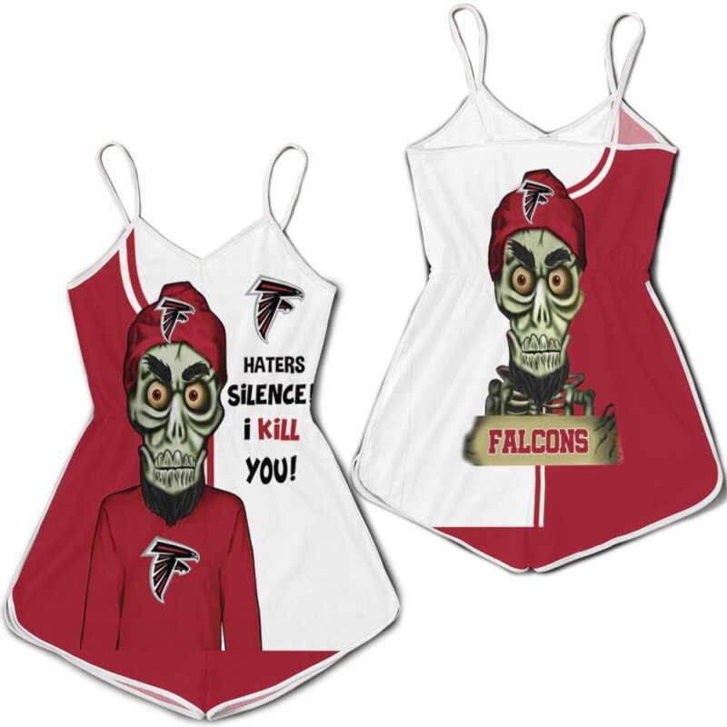 Atlanta Falcons Haters I Kill You 3D Romper RJ03389