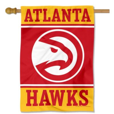 Atlanta Hawks Double Sided House Flag H0306