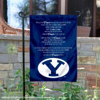 BYU Cougars The Cougar Song Garden Flag GF00036