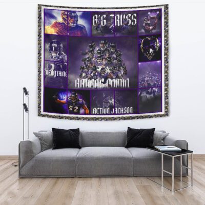 Baltimore Players Ravens Tapestry American Football Car Accessories Custom For Fans 3 Baltimore Players Ravens Tapestry American Football Car Accessories Custom For Fans 3