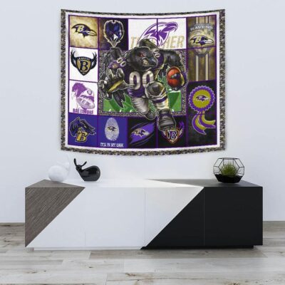 Baltimore Players Ravens Tapestry American Football Car Accessories Custom For Fans