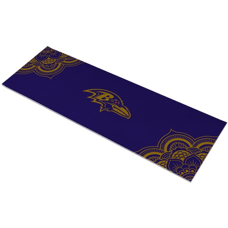 Baltimore Ravens Color Design Yoga Mat