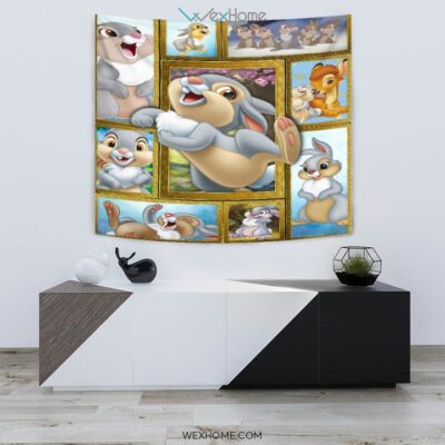 Bambi and Thumper Cartoon Tapestry Collection 1 Bambi and Thumper Cartoon Tapestry Collection 1